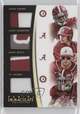 2015 Panini Immaculate Collegiate Quads Prime 4/5 Mikey White TJ Yeldon #1 0s55