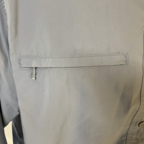 Cabelas Guidewear Womens Convertible Sleeve Shirt Blue 2XL XXL Vented Free Ship! - Picture 5 of 11