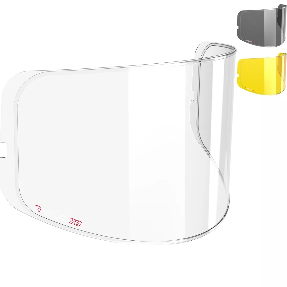 Pinlock 70 Max Vision Anti Fog Lens For MT Draken Motorcycle Crash
