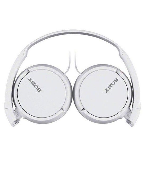 Sony MDRZX110AP/W ZX-Series Extra Bass Headphones, White NEW | eBay