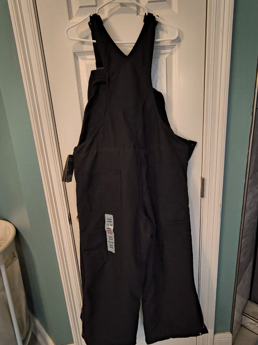 Carhartt Duck Bib Men's Overall - Black, Size W32/L28 NWT