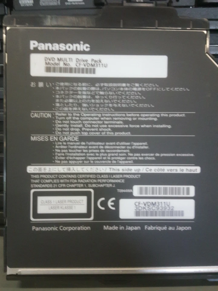Unidad óptica múltiple CF-31 DVD Rom OEM genuina Panasonic ToughBook CF-VDM311U Foto 2 de 3