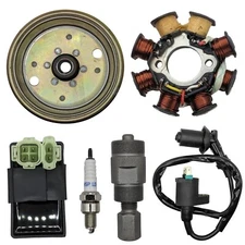 Electrical Component Kit GY6 50cc Engine Scooter CDI Flywheel Stator Coil Puller