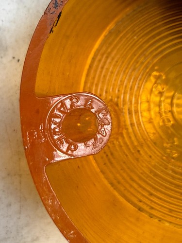 1963-1964 Plymouth Valiant Dodge Dart Parking Light Amber Lens 2424299 NOS - Picture 10 of 11