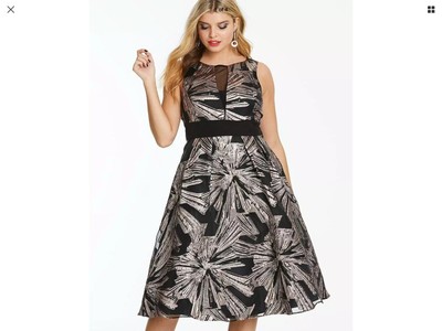 coast emele jacquard dress