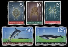 Senegal 1972 - Mi No 505-509 ** - MNH - Marine Life / Marine Life