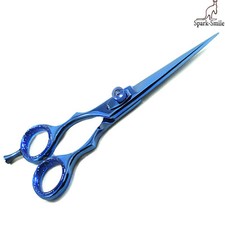 Professional Hairdressing Barber Salon Hair Blue Coated Scissors shears 5.5'' CE
