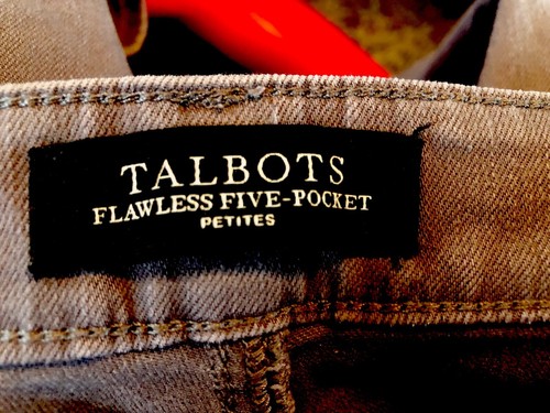 Woman’s Gray Jeans Design By Talbots Size 29W 26L Style Flawless Petite - Picture 10 of 11