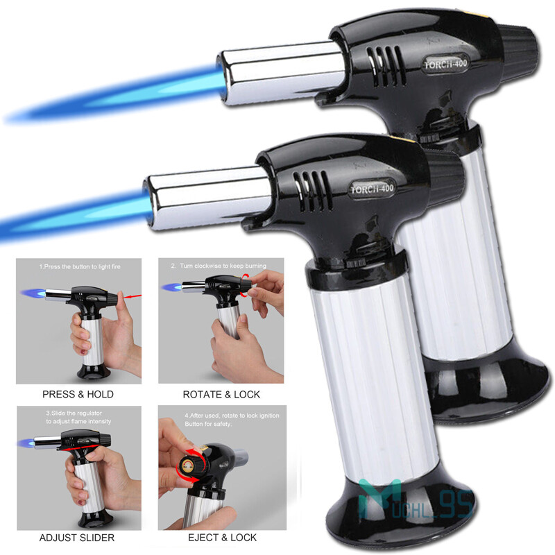 butano Antorcha de cocina culinaria recargable Encendedor de cocina ajustable