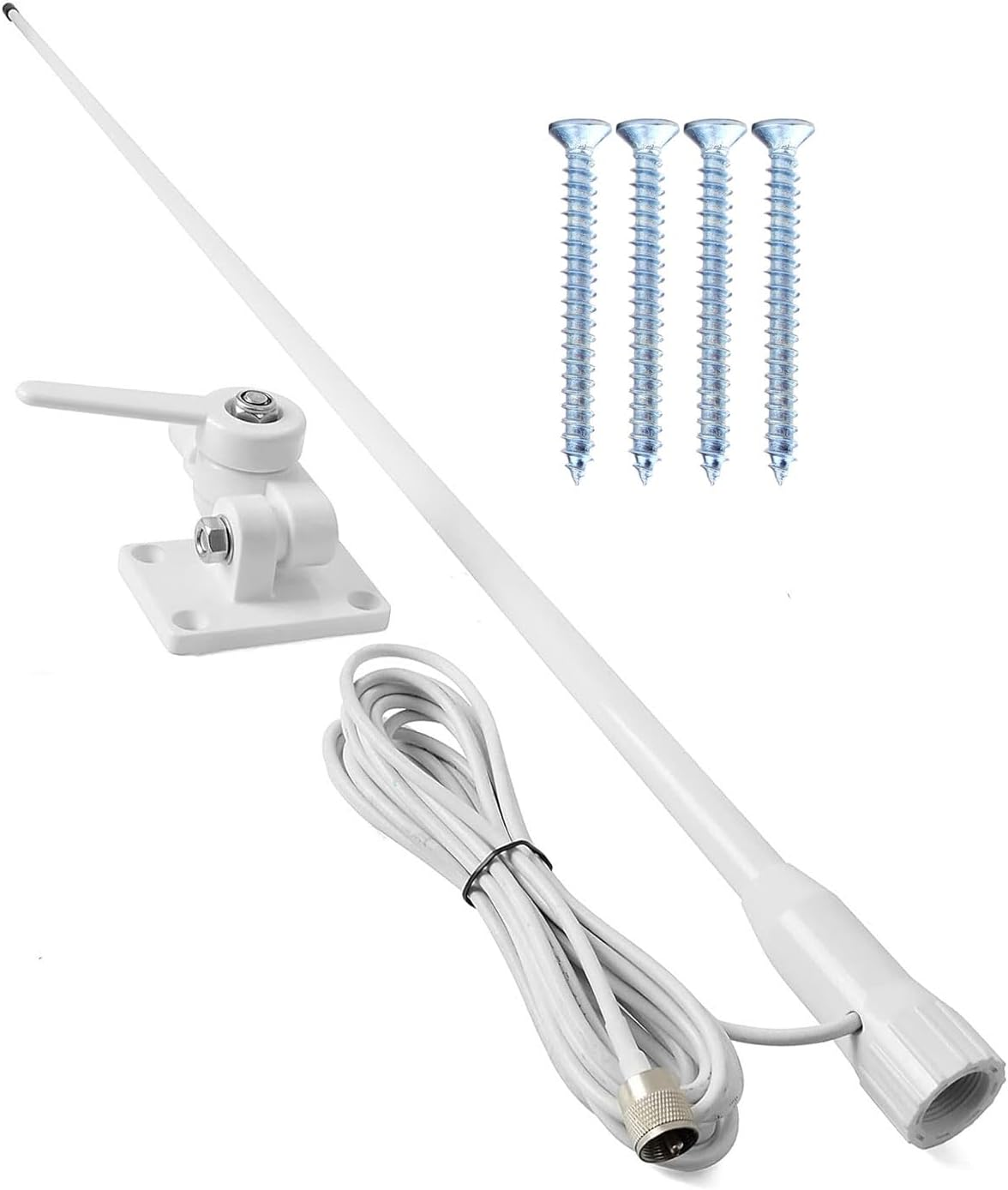 Vhf Antenna Marine, VHF Marine Radios Antenna for Boat Horizon Icom Cobra Radios