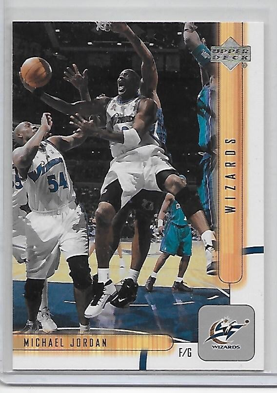 2001-02 Upper Deck MICHAEL JORDAN base Washington Wizards #403