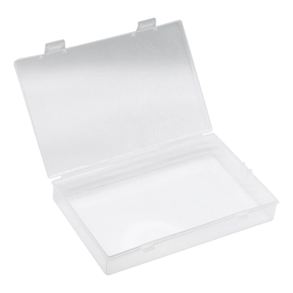 8Pack Plastic Storage Container Boxes Hinged Lid DIY Arts Crafts Markers Pens - Image 4 of 4