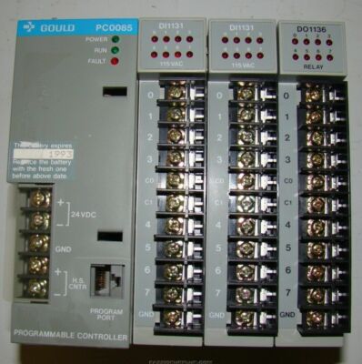 Gould, CONTROLLER CPU 115VAC INPUT 115VAC-230VAC OUT PC-0085-103