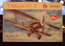 Polikarpov I-3 Russian 1920's biplane fighter 1:72 scale FREE SHIPPING