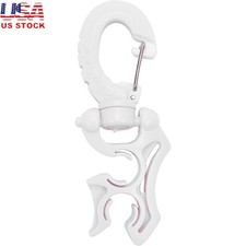 Double Hose Holder Clip Scuba Diving Organizes 2 Hoses Tangle-Free Durable New