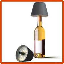 Lampada per bottiglia da tavolo touch led ricaricabile scrivania comodino kit us