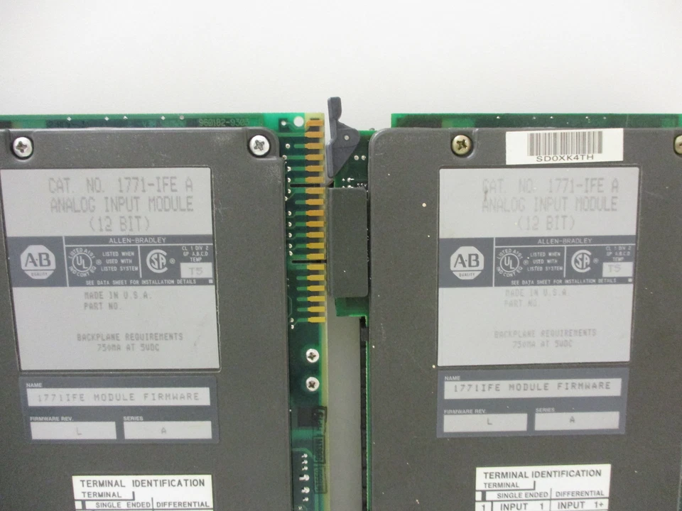 (LOTE DE 2) MÓDULO DE ENTRADA ANALÓGICA SERIE A ALEN BRADLEY 1771-IFE  Foto 4 de 4