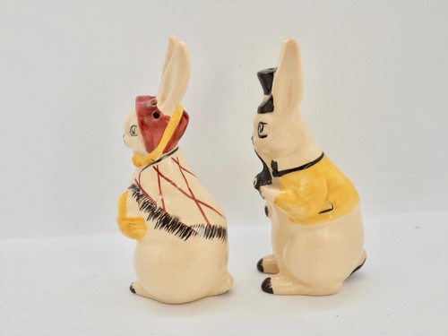 Wade Rare Mr and Mrs Rabbit S&P. George Wade Mold 1940's-1950's (Perfect) - Picture 2 of 6