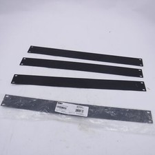 4 Pk Middle Atlantic 1SP Flat Econo Blank Filler Plate Steel 19" Rack Black FEB1