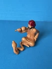 Marx Super Circus Snake Charmer Brown Rubber Sideshow Figure Vintage 1950s