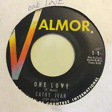 Cathy Jean I Only Want You / One Love 7" 45 rpm Valmor VG+