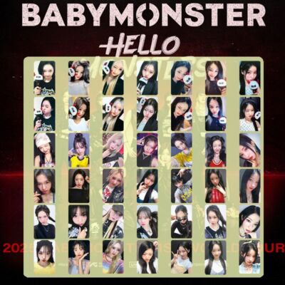 6pcs/set BABYMONSTER HELLO BABYMONSTER Member Self Made Photo