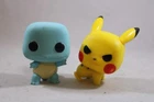 Funko POP Pokemon 779 Pikachu - Loose Figure 2021 - Squirtle 2019 504