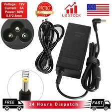 12V 5A 60W AC Adapter Power Supply Charger Cord For 5050 3528 Flexible LED Strip