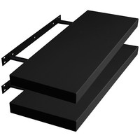 2Er Wandregal Wandboard BüCherregal 60Cm Board Rg9319Sz-2