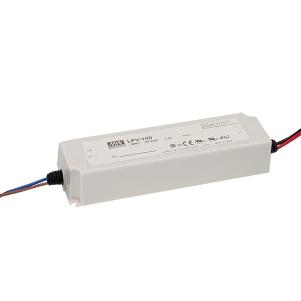 LPV-100-24 - Led-Treiber Mean Well Konstantspannung - 100W - 24V - IP67-image