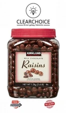 Kirkland Signaturee Milk Chocolate Raisins - USA Kosher Raisins, 3.4 lbs