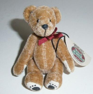 GANZ COTTAGE COLLECTIBLE PLUSH MINIATURE BEAR ''FRANKLIN'' FULLY JOINTED ARTIST