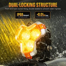 Novsight 3 Inch Pair Led Work Light Pod Spot Flood Combo Off Road For Truck Jeep