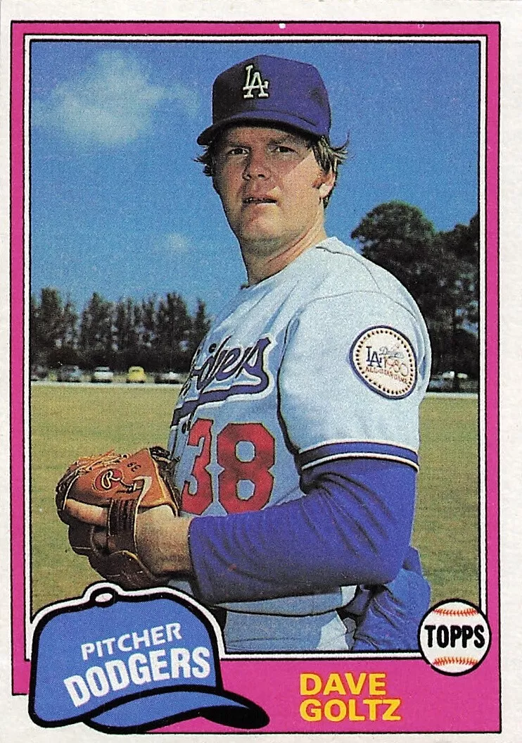 Dave Goltz trading card