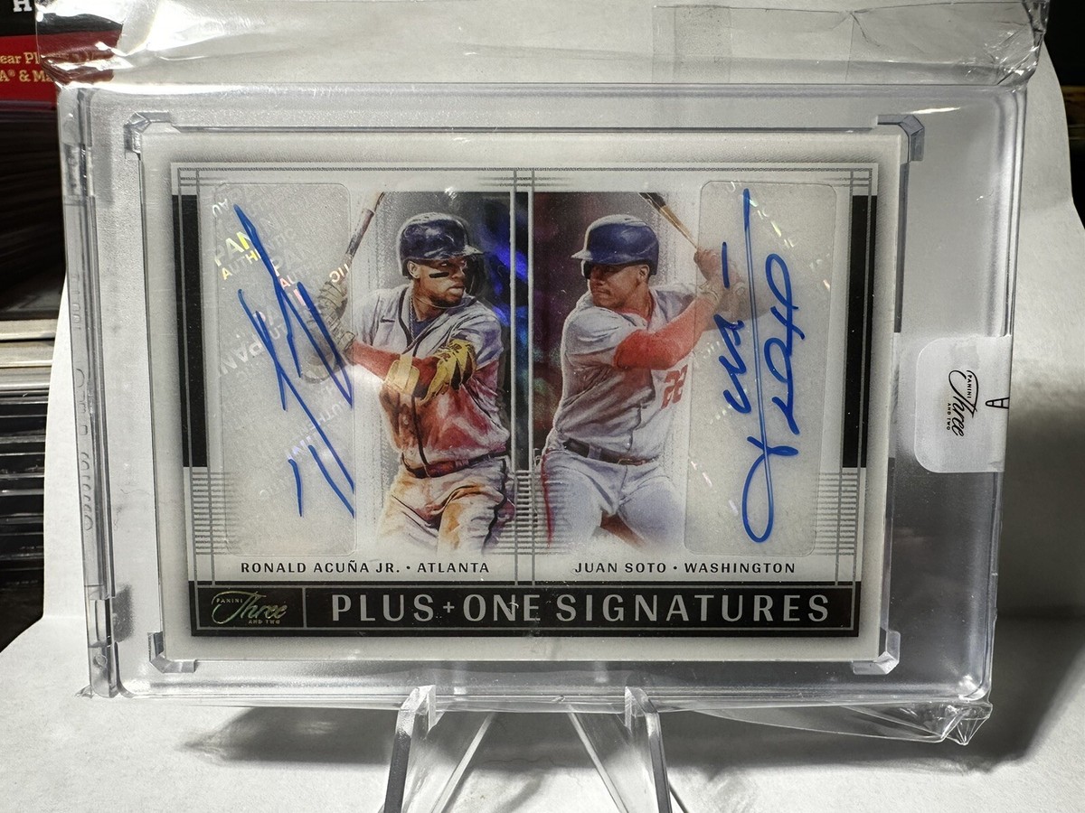 スポーツ選手 JUAN SOTO / RONALD ACUNA JR. DUAL AUTO スポーツ選手 JUAN SOTO / RONALD ACUNA JR. DUAL AUTO RONALD ACUNA
