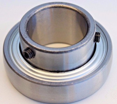 Premium 30mm Bore SB206 Insert Bearing w/Set Screws YAE30RRB FHS206 AS206 YAT206