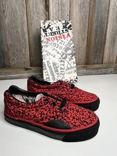 Vintage 1986 NOS RARE Vision Street Wear Skate Red Shoes Size 2 NIB KIDS