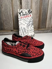 Vintage 1986 NOS RARE Vision Street Wear Skate Red Shoes Size 2 NIB KIDS