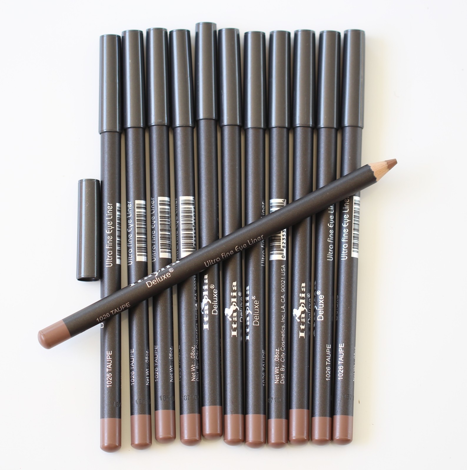 12 pcs 1026 TAUPE Italia Deluxe Ultra Fine EYE Liner Eyeliner Pencil eBay