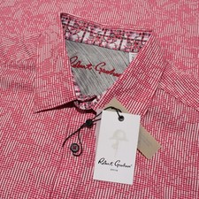 Robert Graham NWT Electric Slide Casual Button Down Shirt Size XL in Red / Pink