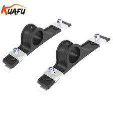 For 8591005 Pair Black Galvanized Fender Hanger Mounting Bracket Assembly