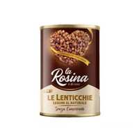 12X La Rosina Lenticchie Linsen Mit Natur, HüLsenfrüChte In Dosen 400G