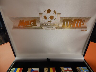 World Cup Ltd Edition Enamel Pin Set 25 Mars M&M Italia 1990 | eBay