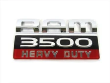 2007-2012 Dodge Ram 3500 Heavy Duty Emblem Decal Nameplate MOPAR GENUINE OE NEW