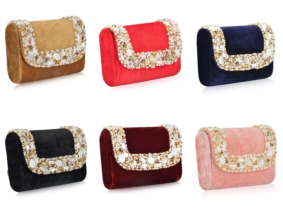 Rhinestone Evening Bag Elegant Top Ring Clutch Purse Women's - Temu