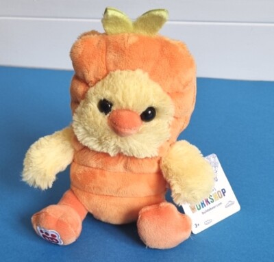 BUILD A BEAR Küken KUMPEL MINI KLEIN POMMES NEU MIT ETIKETT PLÜSCH KAROTTE OUTFIT 
