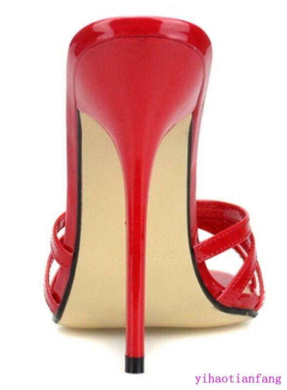 Strappy women stiletto sandals high heel heel heel summer shoes Mules Slides Open Toe X d9f7e8 Strappy women stiletto sandals high heel heel heel summer shoes Mules Slides Open Toe X d9f7e8