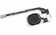 iPhone 5S Home Button Touch ID Sensor Key Flex Cable Replacement Assembly Black