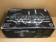 ZWILLING Motion Nonstick Hard-Anodized 10-Piece Cookware Set in Grey