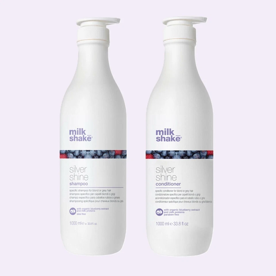 Milkshake milk_shake Silver Shine Shampoo and Conditioner 1000ml